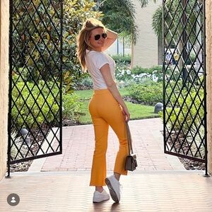 Zara Bold Orange Pants